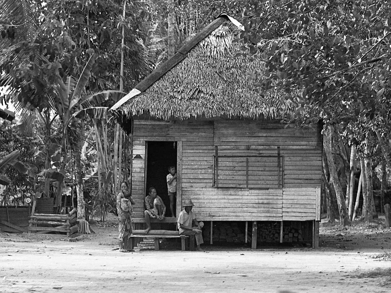 インドネシアの木造住宅