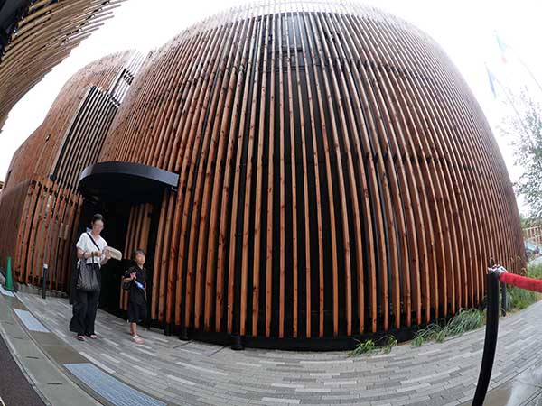 関西万博-アイルランド館内