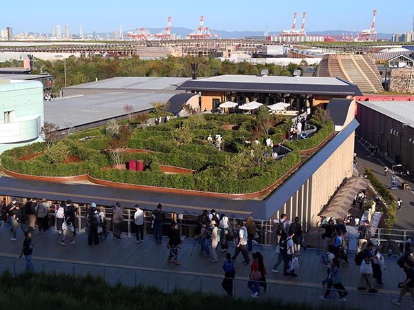 大屋根リング上部から