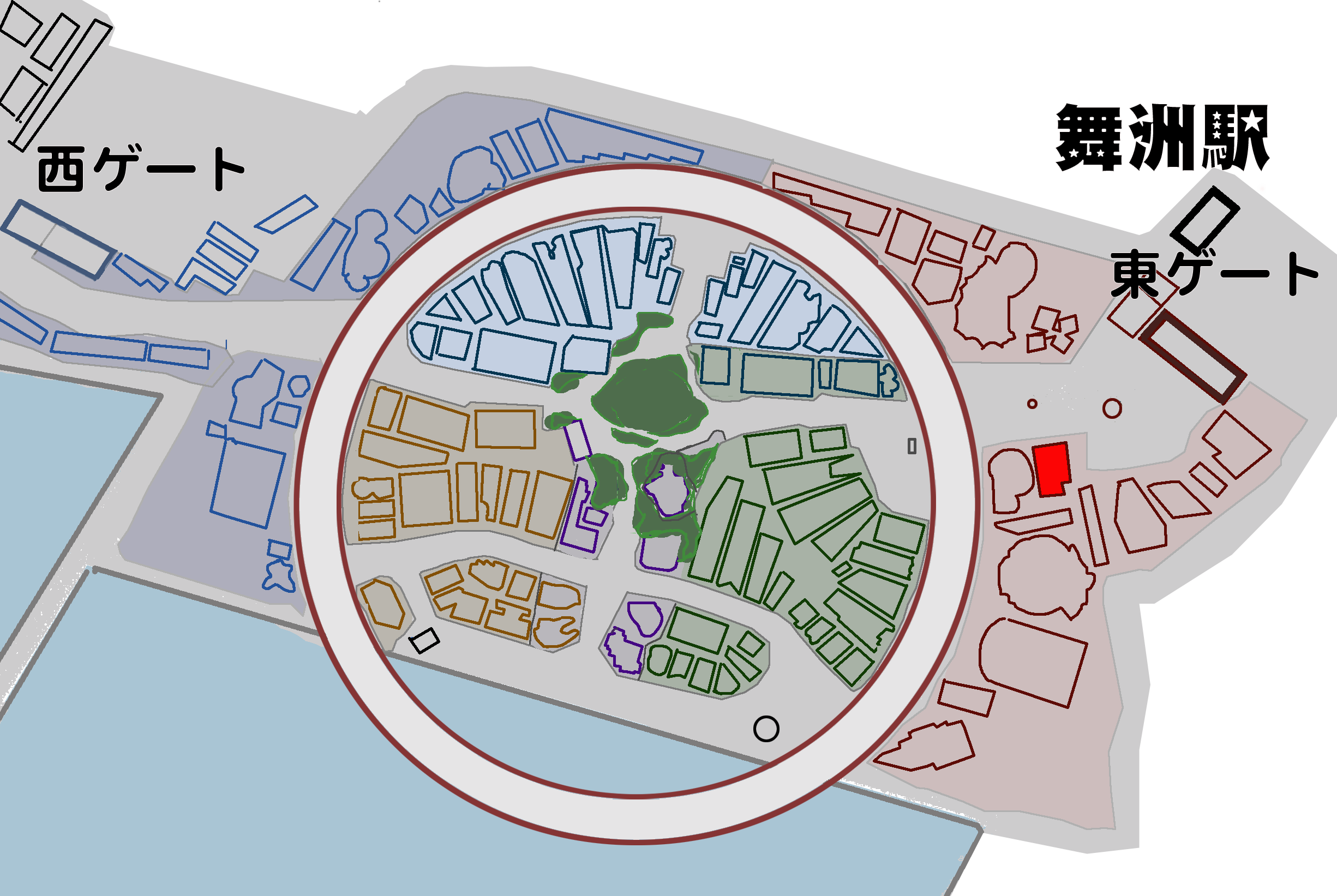 政府館場所