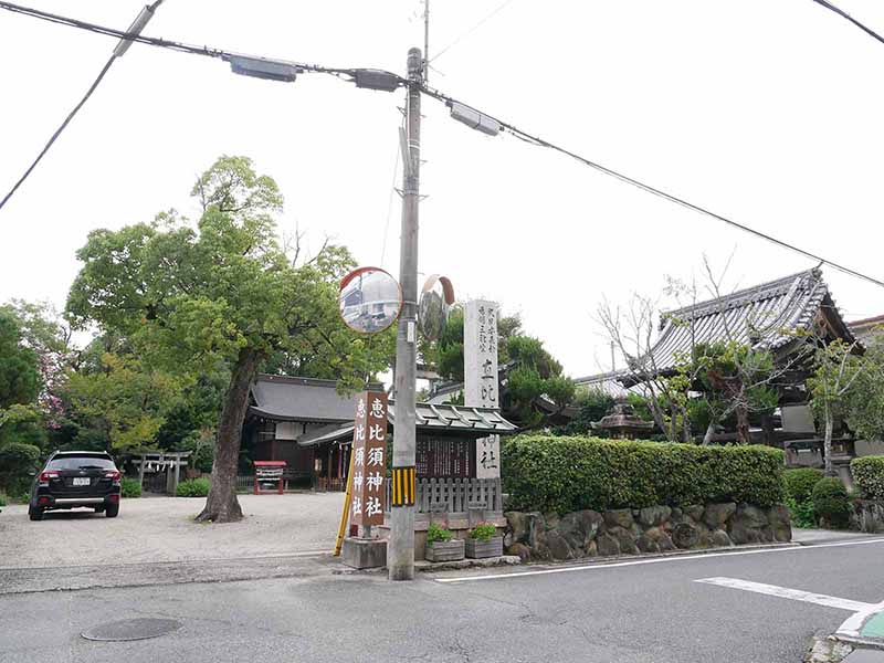 三輪恵比須神社のケヤキ