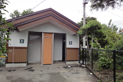 馬来田駅別棟のトイレ 