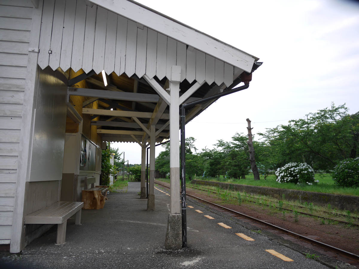 高滝駅　矢方の飾り