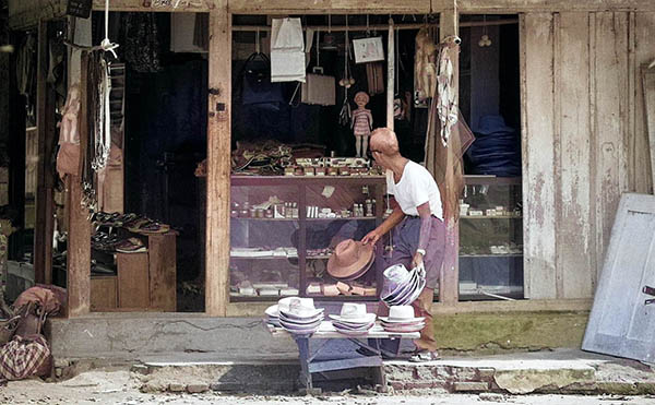 屋台、市場