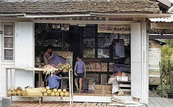 屋台、市場