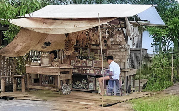 屋台、市場